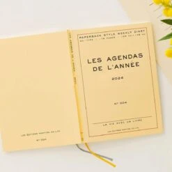 Hightide 2024 Les Agendas De L'Année Diary [A6] -Stationery Sale Store 000000010152 33 xl
