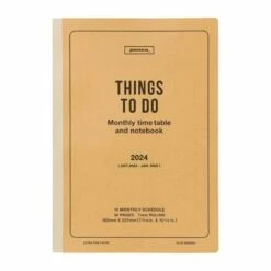 Hightide Penco 2024 'Things To Do' Monthly Planner B5 -Stationery Sale Store 000000010174 03 l