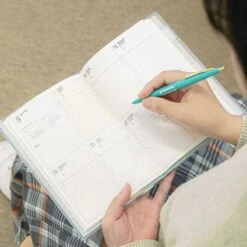 Hightide 2024 Woven Fabric Diary [B6] -Stationery Sale Store 000000010192 33 l