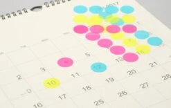 Stalogy Masking Dots - Circular Masking Tape Patches (16mm) -Stationery Sale Store 006 detail gallery neon calendar 1 1