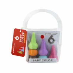 Aozora Baby Colour Crayon - Pastel Colours [6 Crayons] -Stationery Sale Store 03babaycolor03 1