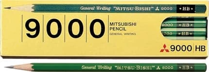 Mitsubishi-Uni 9000 Pencil - Box Of 12 3 Mitsubishi-Uni 9000 Pencil - Box Of 12 - Image 3