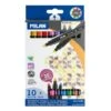 Milan Water-Based Bicolor Fibrepens (Pack Of 10)
