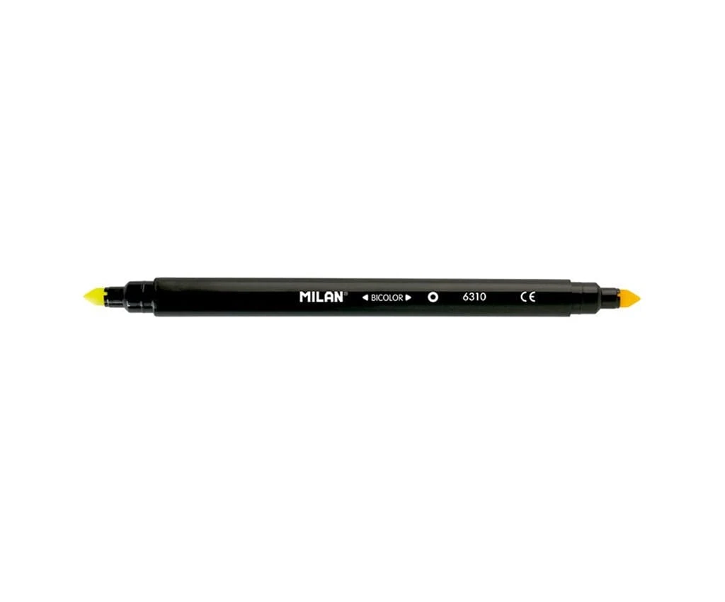 Milan Water-Based Bicolor Fibrepens (Pack Of 10) 2 Milan Water-Based Bicolor Fibrepens (Pack Of 10) - Image 2