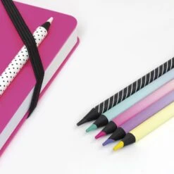 Milan 6 X Round Colour Pencils [Sunset / Black Wood] -Stationery Sale Store 071522206 03