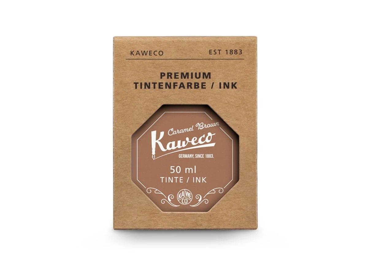 Kaweco Bottled Ink, 50ml - Caramel Brown 2 Kaweco Bottled Ink, 50ml - Caramel Brown - Image 2