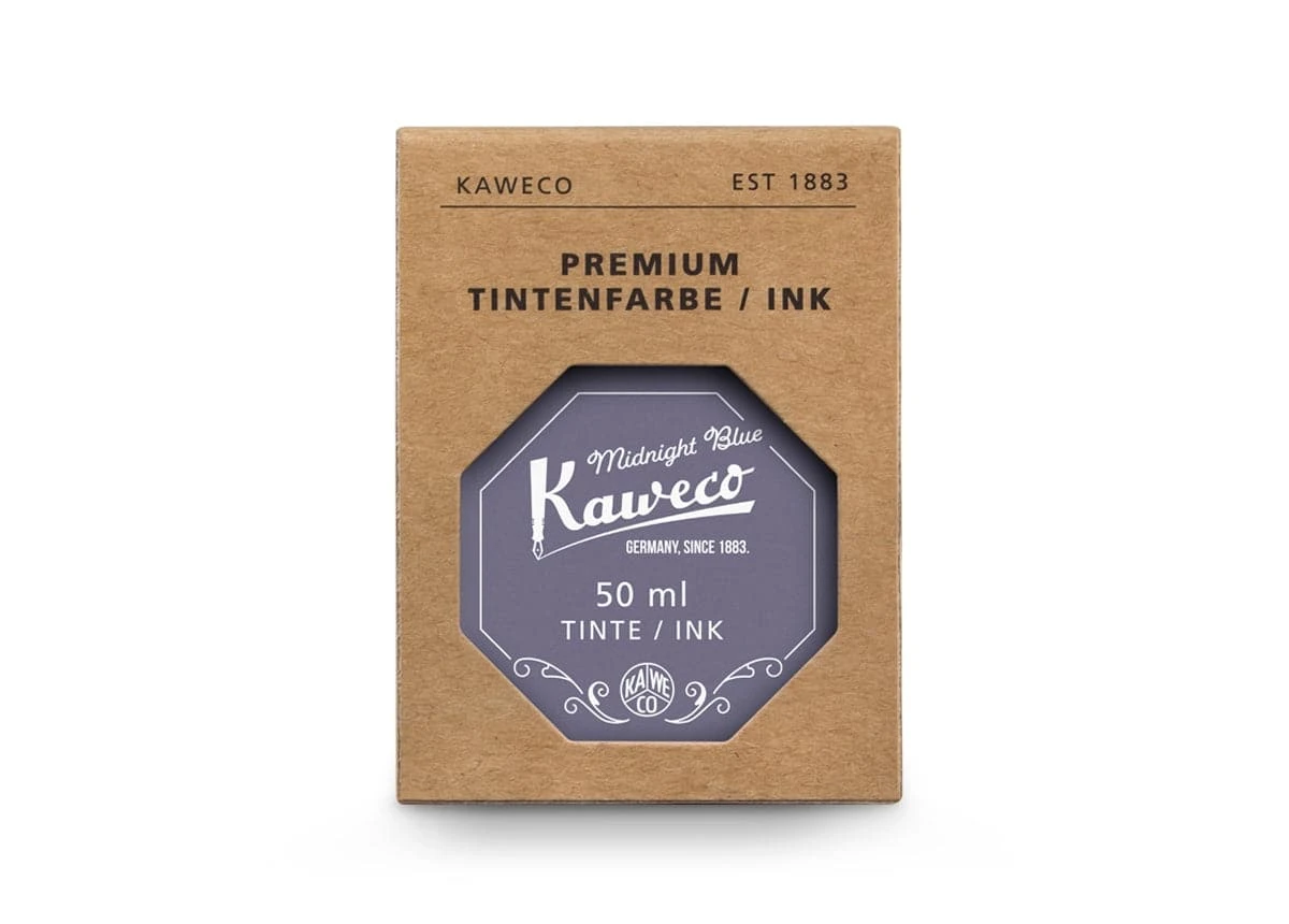 Kaweco Bottled Ink, 50ml - Midnight Blue 2 Kaweco Bottled Ink, 50ml - Midnight Blue - Image 2