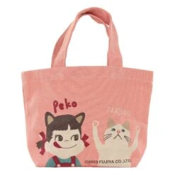 Fujiya Peko-chan & Taa-chan Canvas Tote Bag