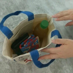 Fujiya Peko-chan & Taa-chan Canvas Tote Bag -Stationery Sale Store 11277205 1007