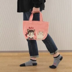 Fujiya Peko-chan & Taa-chan Canvas Tote Bag -Stationery Sale Store 11277205 1011
