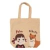 Fujiya Peko-chan & Shibata Shiba Inu Canvas Tote Bag