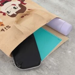 Fujiya Peko-chan & Shibata Shiba Inu Canvas Tote Bag 13 Fujiya Peko-chan & Shibata Shiba Inu Canvas Tote Bag -Stationery Sale Store 11277211 1008