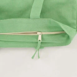 Fujiya Peko-chan & Shibata Shiba Inu Green Canvas Tote Bag -Stationery Sale Store 11277212 1002