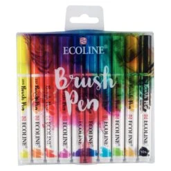 Talens Ecoline Brushpen, Set Of 10 -Stationery Sale Store 115090024