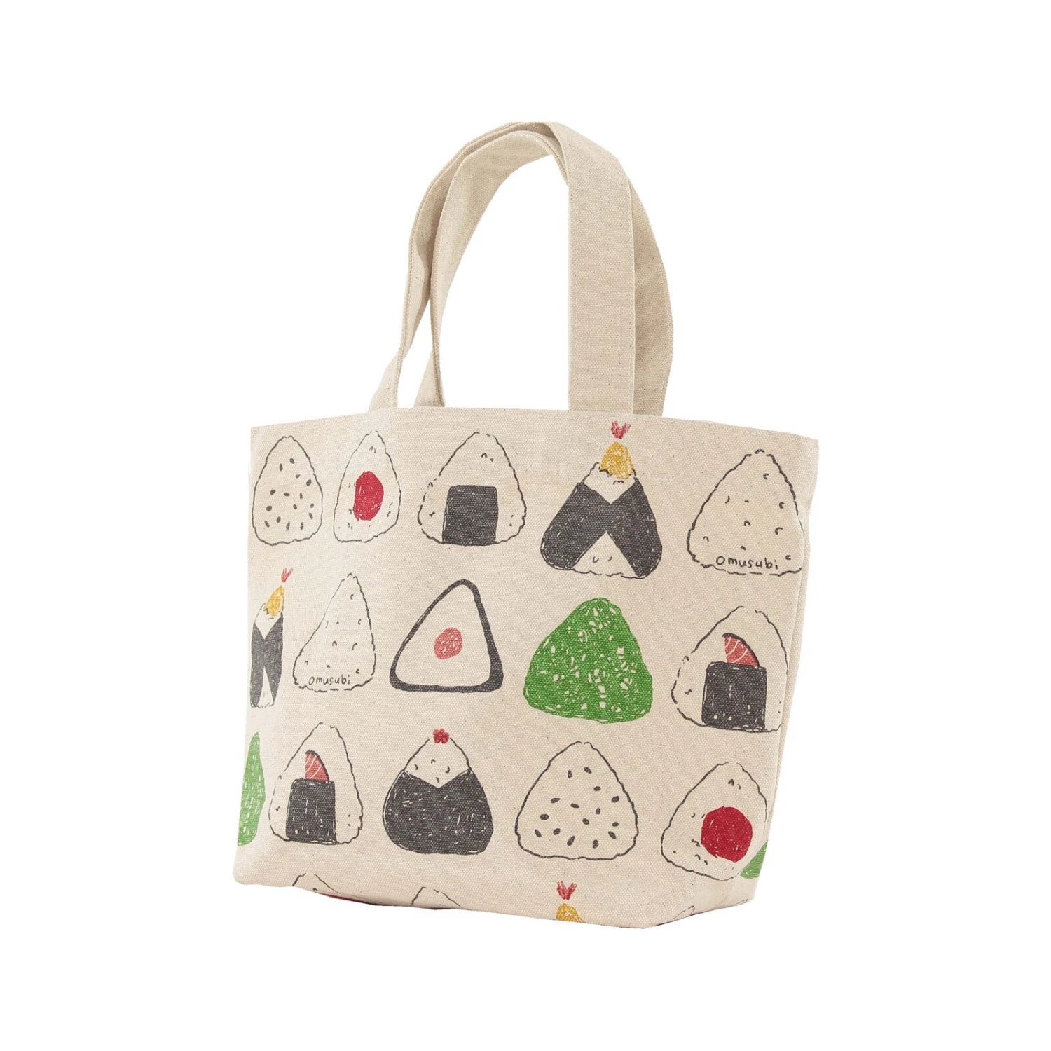 Onigiri Delight Cotton Tote Bag - A4 Size 2 Onigiri Delight Cotton Tote Bag - A4 Size - Image 2