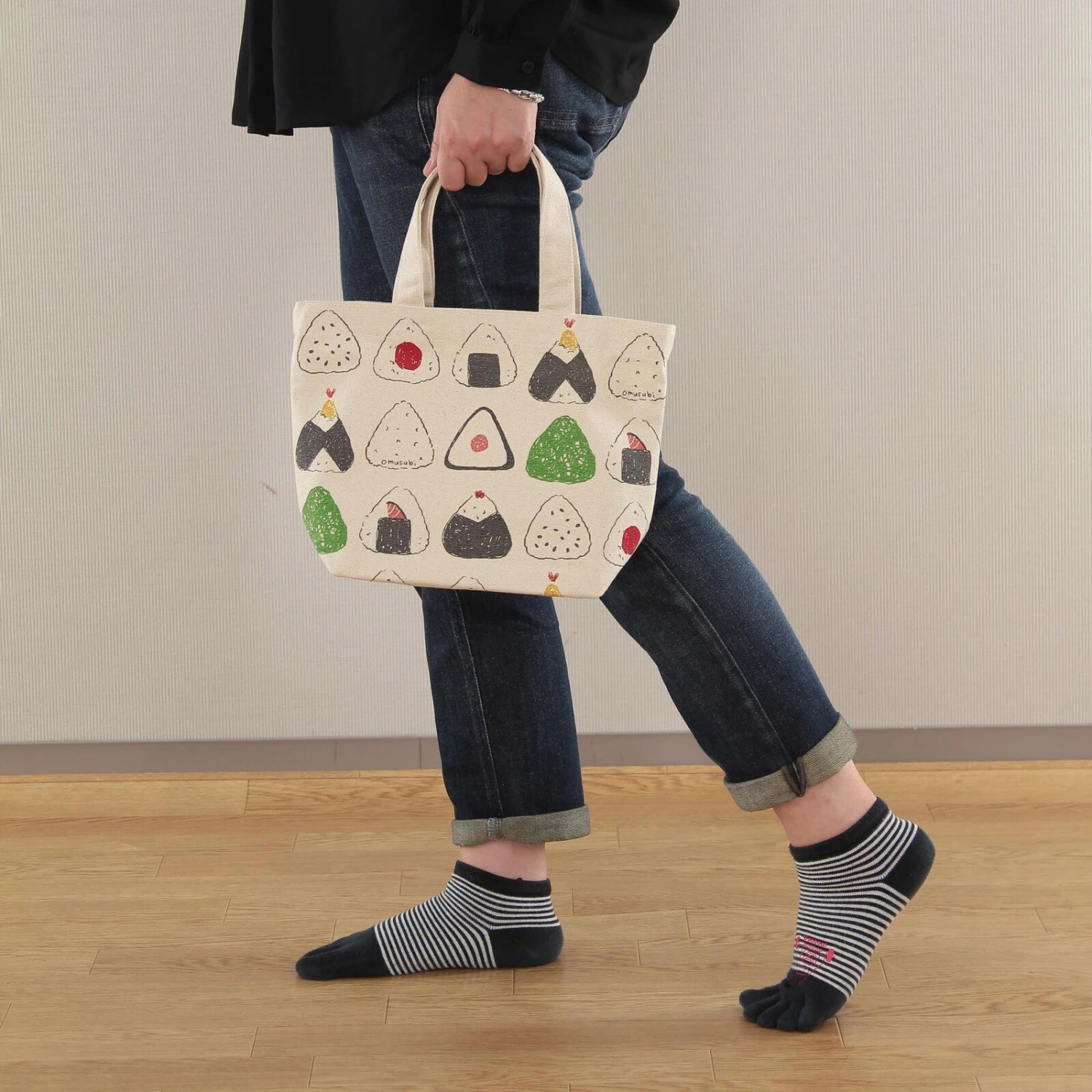 Onigiri Delight Cotton Tote Bag - A4 Size 5 Onigiri Delight Cotton Tote Bag - A4 Size - Image 5
