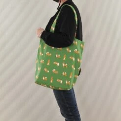 Playful Shiba Parade Cotton Tote Bag - A4 Size 9 Playful Shiba Parade Cotton Tote Bag - A4 Size -Stationery Sale Store 11564071 1004