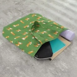 Playful Shiba Parade Cotton Tote Bag - A4 Size 8 Playful Shiba Parade Cotton Tote Bag - A4 Size -Stationery Sale Store 11564071 1005