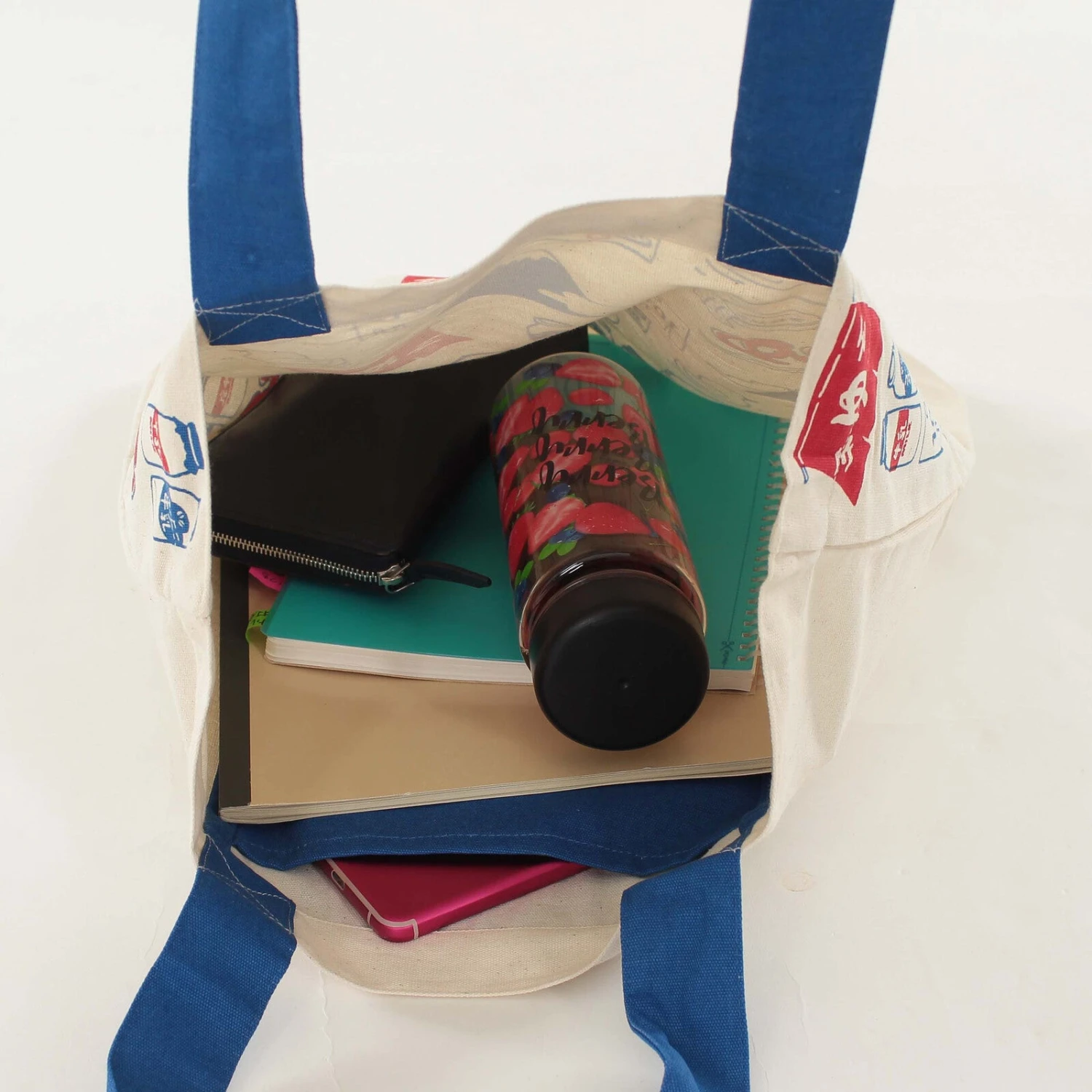 Traditional Japan Iconography Cotton Tote Bag 6 Traditional Japan Iconography Cotton Tote Bag - Image 6