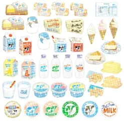 Haco Stickers Box - Creamy Hills Farm -Stationery Sale Store 11669003 1011