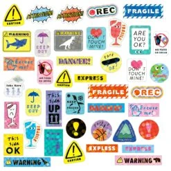 Haco Stickers Box - Attention/Caution Stickers 9 Haco Stickers Box - Attention/Caution Stickers -Stationery Sale Store 11669008 1011