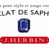 J Herbin Fountain Pen Ink Bottle -- Eclat De Saphir : Sapphire Blue
