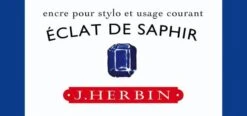 J Herbin Fountain Pen Ink Bottle -- Eclat De Saphir : Sapphire Blue