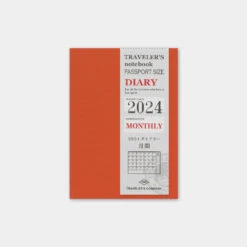 TRAVELER'S Notebook 2024 Passport Refill [Monthly]