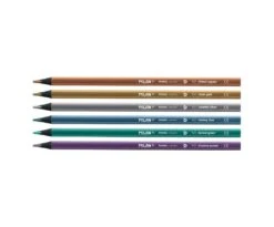 Milan Metallic Coloured Pencils (6 Pencils)