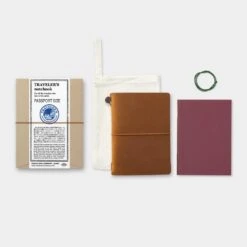 TRAVELER'S Company Passport Notebook - Camel -Stationery Sale Store 15194006 a