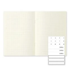 MD Paper Notebook Light 3-pack [Grid A5] -Stationery Sale Store 15214006 b 1