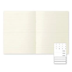 MD Paper Notebook Light 3-pack A4 [Lined, Grid, Plain] -Stationery Sale Store 15216006 b 1