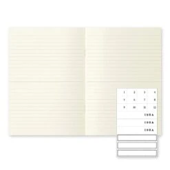 MD Paper Notebook Light 3-pack [Lined A5] -Stationery Sale Store 15220006 b