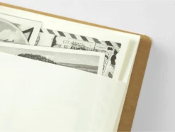 TRAVELER'S Company Spiral Ring Notebook [B6 Paper Pocket] -Stationery Sale Store 15251006 d