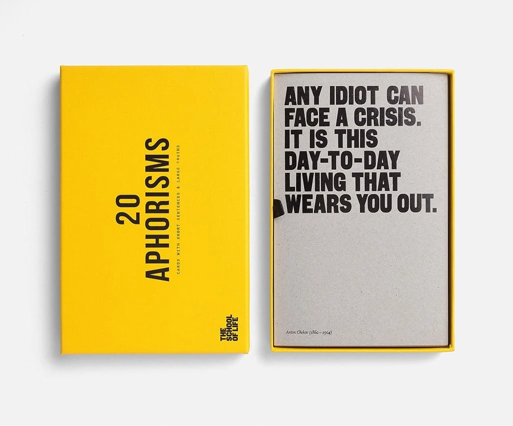 The School Of Life 20 Aphorisms 2 The School Of Life 20 Aphorisms - Image 2