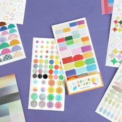 Iconic Coloured Shapes Sticker Pack [10 Sheets] -Stationery Sale Store 28e7b7dd9628c922fcb17d21581fcd90 26e05b3f b8de 4abb 9135 06a90d31bf08