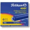 Pelikan 4001 Fountain Pen Ink Cartridges (Pack Of 6)