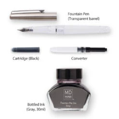 MD Fountain Pen With Bottled Ink Set [Limited Edition] -Stationery Sale Store 38028006 c en