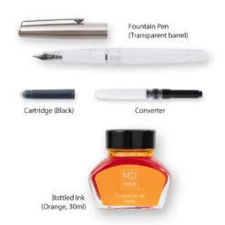 MD Fountain Pen With Bottled Ink Set [Limited Edition] -Stationery Sale Store 38029006 c en