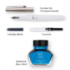MD Fountain Pen With Bottled Ink Set [Limited Edition] -Stationery Sale Store 38030006 c en