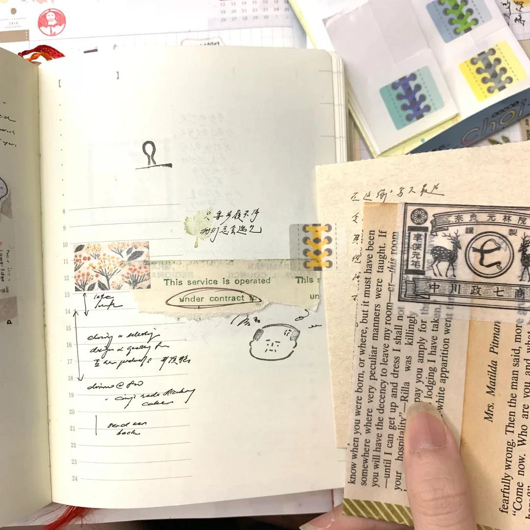 Kokuyo CAMPUS Choi+ Sheet Connecting Stickers 4 Kokuyo CAMPUS Choi+ Sheet Connecting Stickers - Image 4