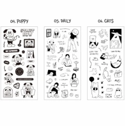 Iconic Line Drawing Planner Stickers 26 Iconic Line Drawing Planner Stickers -Stationery Sale Store 4