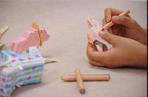 Kokuyo 3D Colouring Book Paper Animals 2 Kokuyo 3D Colouring Book Paper Animals - Image 2