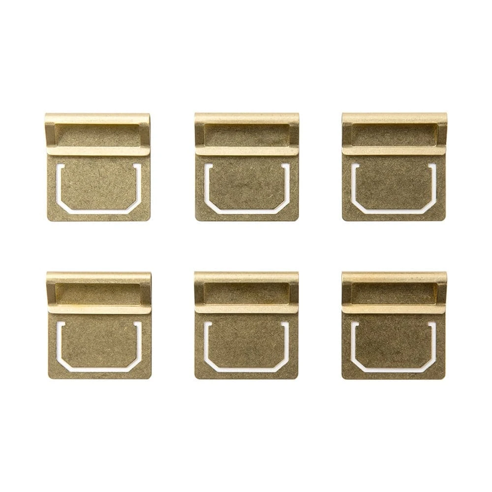 TRAVELER'S Company Brass Index Clips 1 TRAVELER'S Company Brass Index Clips