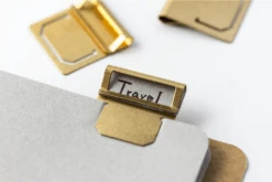 TRAVELER'S Company Brass Index Clips 12 TRAVELER'S Company Brass Index Clips -Stationery Sale Store 43210006 e