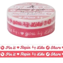 Aimez Le Style 'Pin It!' Washi Tape 2 Pack