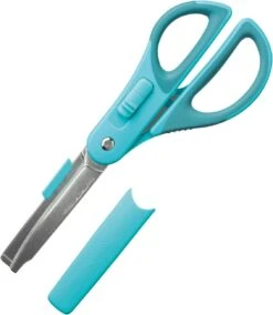Kokuyo Hakoake 2Way Scissors + Cutter -Stationery Sale Store 51AwVCYQj L. AC SL1500