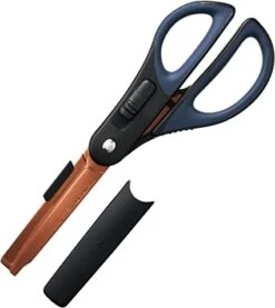 Kokuyo Hakoake 2Way Scissors + Cutter