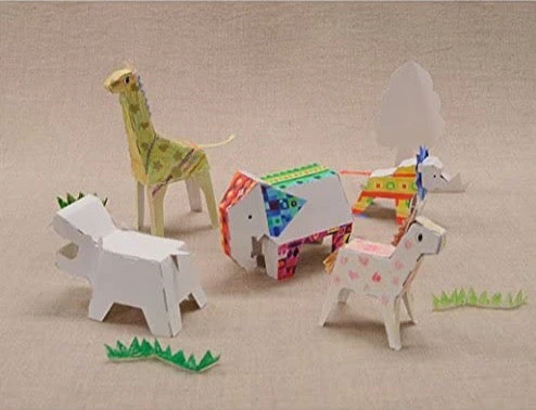 Kokuyo 3D Colouring Book Paper Animals 3 Kokuyo 3D Colouring Book Paper Animals - Image 3
