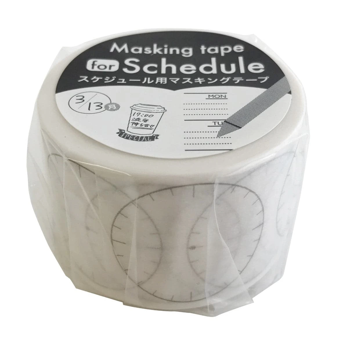 Planner Masking Tape - Clock 2 Planner Masking Tape - Clock - Image 2